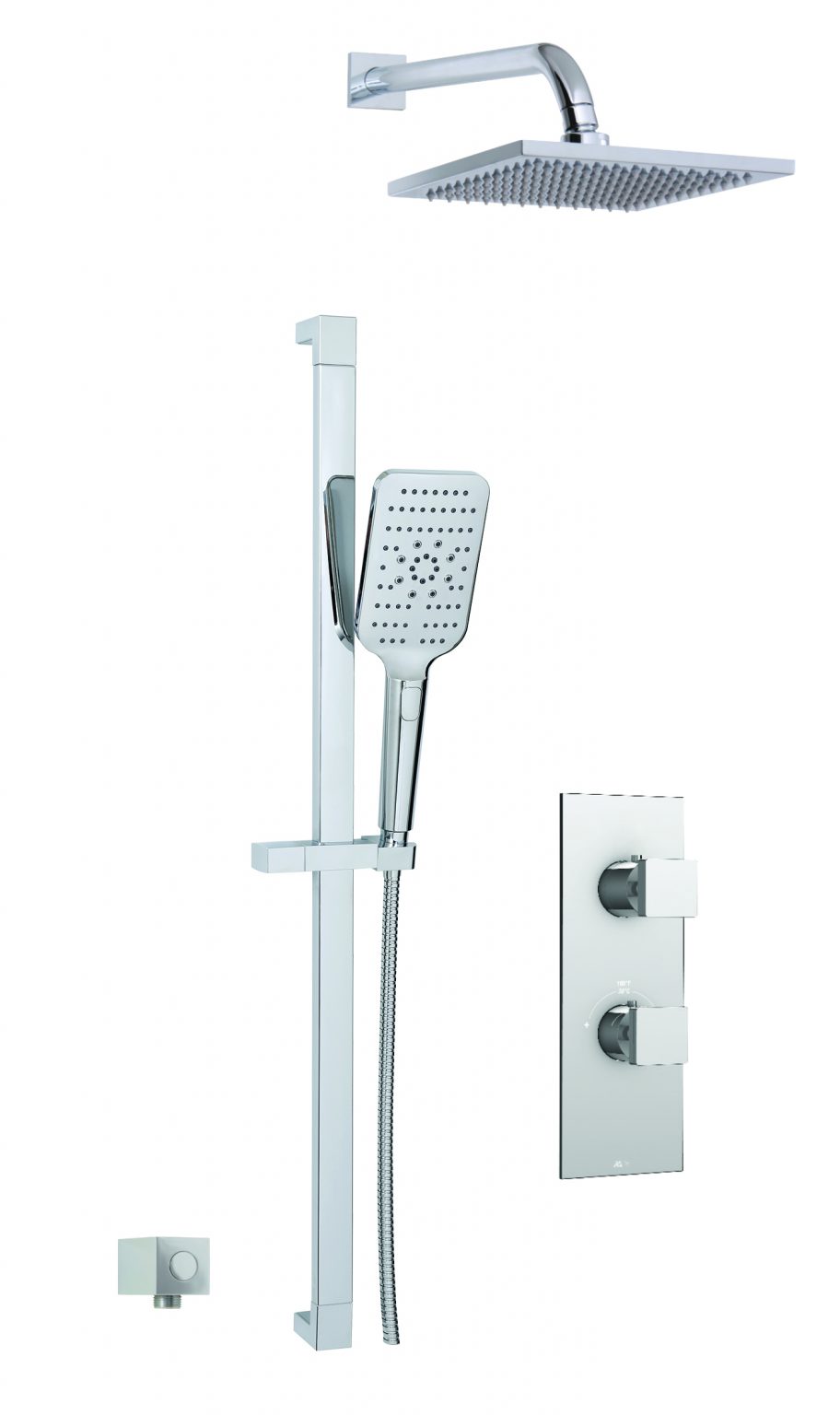 Aquabrass U2 Thermostatic 2 Functions Shower Kit Carina Kitchen & Bath